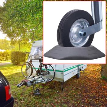 Stützrad Unterlegkeil