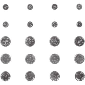 Lithium Knopfzellen-Batterie-Set, 20 Stück, 5 Typen