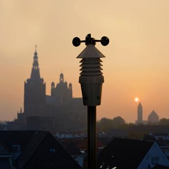 Preview: Profi-Wetterstation mit LCD-Display: Aussenmessstation mit Hitzeindex, Taupunkt, Windrichtung & Geschwindigkeit - Jederzeit präzise Wetterdaten