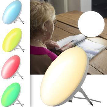 Tageslichtlampe mit Farbwechsel, 10.000 Lux – Stimmungslicht für bessere Laune, simuliert natürliches Tageslicht