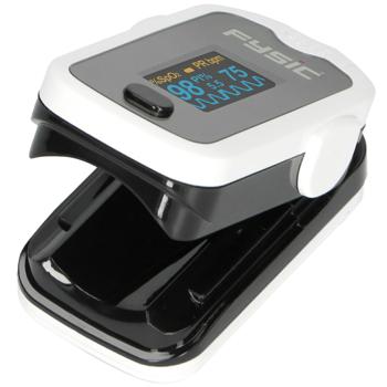 Finger-Pulsoximeter: Misst Herzfrequenz & Sauerstoffsättigung (SpO2) - Mit Alarmfunktion - Präzise & zuverlässige Vitalwerte-Kontrolle