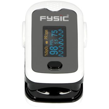 Preview: Finger-Pulsoximeter: Misst Herzfrequenz & Sauerstoffsättigung (SpO2) - Mit Alarmfunktion - Präzise & zuverlässige Vitalwerte-Kontrolle