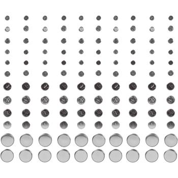 Lithium Knopfzellen-Batterie-Set, 120 Stück, 10 Typen