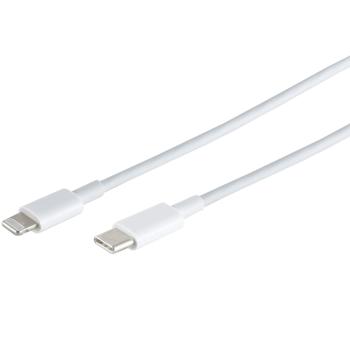Preview: 2er-Set Schnellladekabel USB-C auf Lightning, weiss, 0,5 m, bis 480Mbit/s, Quick Charge für iPhone 5, 6, 7, 8, 9, X, XS, 11, 12, 13, 14 PRO / PRO-MAX