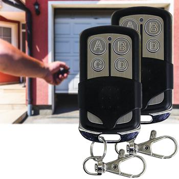 2er-Set 4-Kanal Funk Fernsteuerung, 433.92MHz, Universal Handsender - Mit Batterie, lernfähige Fernbedienung, für Garagentore, Markisen, Lampen