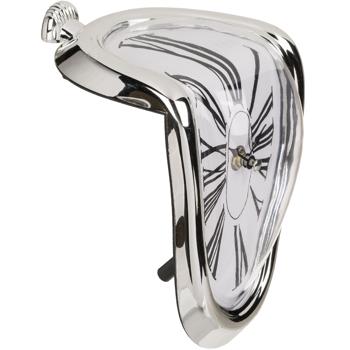 Kreative schmelzende Uhr, Salvador Dali Design, 18x13 cm – Aussergewöhnliche Dekoration für ein stilvolles Zuhause - einzigartiger Blickfang