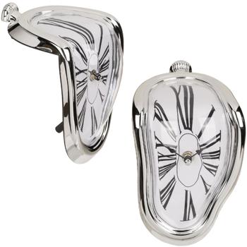 Preview: Kreative schmelzende Uhr, Salvador Dali Design, 18x13 cm – Aussergewöhnliche Dekoration für ein stilvolles Zuhause - einzigartiger Blickfang