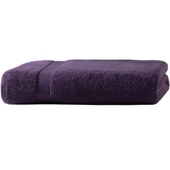 Badetuch 100x150 cm - 100% luxuriöse Baumwolle, aubergine - kuschelweich, saugstark, schnell trocknend - maschinenwaschbar bis 60°C, trocknergeeignet