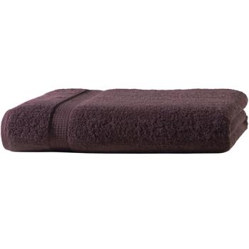 Badetuch 100x150cm - luxuriöse, saugstarke 100% Baumwolle mit 2 Bordüren - kuschelweich, hautfreundlich, OEKO-TEX 100, braun