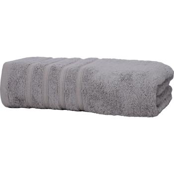 Saunahandtuch 70x200cm - Bambus & Baumwolle - kuschelweich, saugstark, schnelltrocknend, antibakteriell - OEKO-TEX 100 zertifiziert - grau