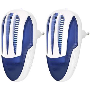 Preview: 2er Effektiver Insektenvernichter (UV-Licht): Steckdosen-Fliegen- & Mückenabwehr bis zu 30m². Zuverlässiger Schutz vor lästigen Insekten ohne Chemie