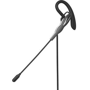 Preview: Flexibles In-Ear Headset mit abnehmbarem Ohrbügel: Sicherer Halt & bequemer Tragekomfort, ideal für Arbeit & Freizeit, klare Sprachqualität