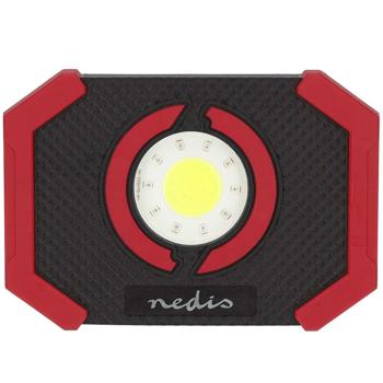 Preview: 2er-Set COB-LED Arbeitsleuchte & Powerbank - 1000lm, Akkubetrieb, freihändig mit Magnet - IP21, USB-C, 5 Modi, 180° Stativ