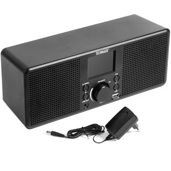 WLAN Internetradio mit Wetteranzeige und Weckfunktion, Stereo-Lautsprecher