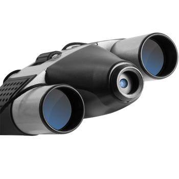 Preview: HD-Fernglas mit Foto & Video, 10x25, Präzisionsoptik – schwarz/silber, für gestochen scharfe Aufnahmen unterwegs