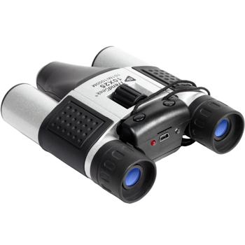 Preview: HD-Fernglas mit Foto & Video, 10x25, Präzisionsoptik – schwarz/silber, für gestochen scharfe Aufnahmen unterwegs