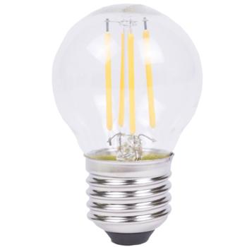 Preview: 3er-Set LED-Filament-Lampe, LED-Glühbirne E27, G45, 4W, 400 lm, 2500K, warmweiss, dimmbar – stilvolle Lichtatmosphäre