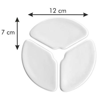 Preview: Fermentiergewichte Keramik 6er Set - Ideal für Sauerkraut & Kimchi - Sichere Schimmelvermeidung - Hygienisch & wiederverwendbar - Weiss, 7x12 cm