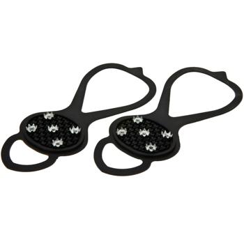 Schuh Spikes zum Überziehen (schwarz) - Universalgrösse, Gummi + Metall - Rutschfest auf Eis, Schnee & Matsch - für Winter, Outdoor