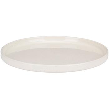 Preview: Geschirr-Set Steingut 16-teilig creme - Mikrowellen-/Spülmaschinengeeignet - 4x Speiseteller Ø 26.5 cm - 4x Schüsseln Ø 15 cm - 4x Frühstücksteller Ø 20 cm - 4x Tassen 350 ml