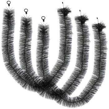 Preview: 3er-Set Witterungsbeständige Dachrinnenbürste, je 4 m, Ø 12 cm: Effektiver Laubschutz & Schutz vor Verstopfung, langlebig, für Haus & Garten