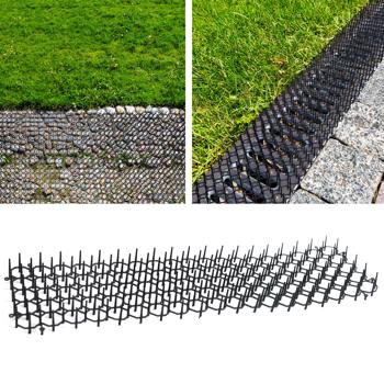 12er-Set Dornen-Gitter mit Spikes zur Tierabwehr, Tiervertreiber Stachelmatten gegen Katzen, Hunde, Marder, Schnecken, Schützt Ihre Beete und Pflanzen