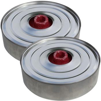 Preview: 2er-Set Outdoor Kerze / Fackel mit extra langer Brenndauer (ca. 8-10 Std.): Romantische Gartenbeleuchtung, perfekt für lange Sommerabende