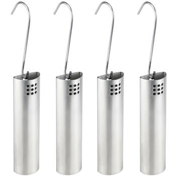 Preview: 4er-Set Edelstahl Heizkörper Luftbefeuchter - bekämpft trockene Luft effizient - optimales Raumklima ohne Energie - für alle Heizkörper, 277ml, 20x5.5x3cm