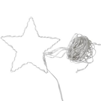 Preview: Bunte LED Sternschnuppe, 1,45m - 85 RGB LEDs für traumhafte Lichtatmosphäre - ganzjährig einsetzbar, Partydeko, Terrasse, Balkon, IP44, Fernbedienung