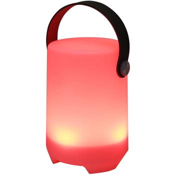 Preview: Akku Tischlampe mit 4 Lichtmodi - 16 RGB-Farben & weisses Licht - IP44 Schutzart für Innen- & Aussenbereiche - Inkl. Fernbedienung & USB-C Ladekabel