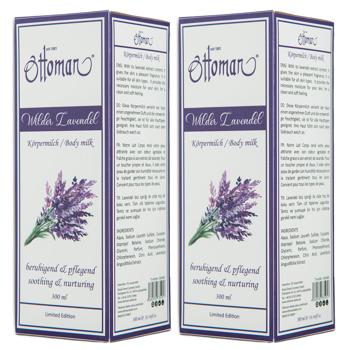 2er-Set Lavendel Körpermilch 300ml - Reichhaltige Hautpflege & Wellness für geschmeidige Haut - Beruhigend & feuchtigkeitsspendend