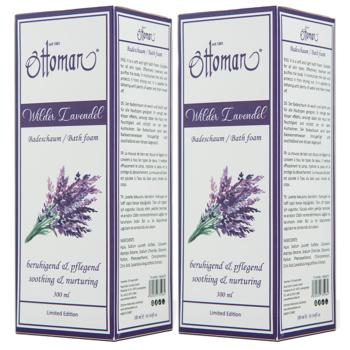2er-Set Lavendel Badeschaum 300ml - Entspannendes Badeerlebnis für Haut & Seele - Wohltuender Duft - Fördert besseren Schlaf & Erholung