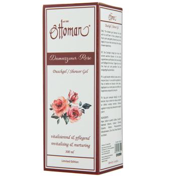 Rosen Duschgel 300ml - Sanftes Duscherlebnis für geschmeidige Haut - Wohlriechender Rosenduft - Harmonisierende Wellness-Auszeit für Körper & Geist