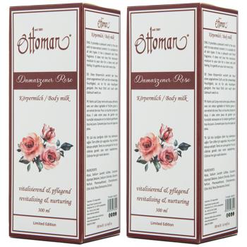 2er-Set Rose Körpermilch – Reichhaltige Körperpflege mit harmonisierendem Rosenduft – 2x 300ml für Wellness & geschmeidige Haut