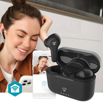 Preview: Kabellose Hybrid 5.3 Bluetooth Kopfhörer: Mit ENC+ANC, Ladeetui, schwarz – für störungsfreien, erstklassigen, kristallklaren Sound