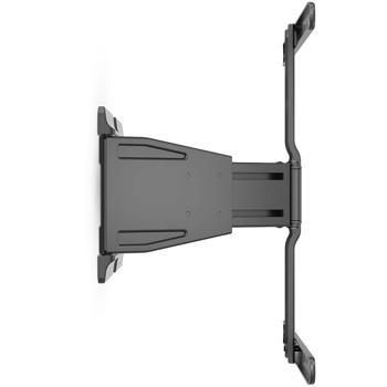 Preview: Robuste TV Wandhalterung für 43-90 Zoll TVs - Vollbeweglich & neigbar, 170° Drehung, 20° Neigung - VESA 200x200-600x400, bis 50 kg, ABS/Stahl, Schwarz