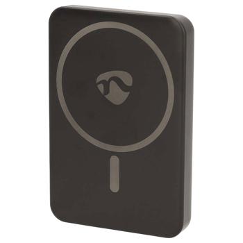 Preview: Powerbank 5000 mAh - kabelloses Laden mit 15W MagSafe - 20W USB-C Power Delivery - kompakt, 131g - LED-Anzeige für Smartphone