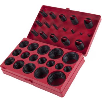 O-Ring-Sortiment im Koffer - 419-tlg Dichtungsringe für Reparaturen - 31 Grössen 3-50mm NBR säure- hitzebeständig ölresistent