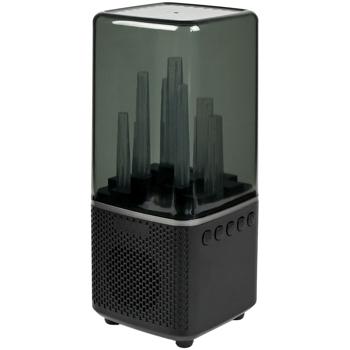 Preview: Tragbarer Party-Lautsprecher mit RGB-Licht, 22cm – Bluetooth, TF-Karte, USB & AUX, mobiler Sound für Partys & Events