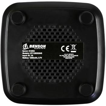 Preview: Tragbarer Party-Lautsprecher mit RGB-Licht, 22cm – Bluetooth, TF-Karte, USB & AUX, mobiler Sound für Partys & Events