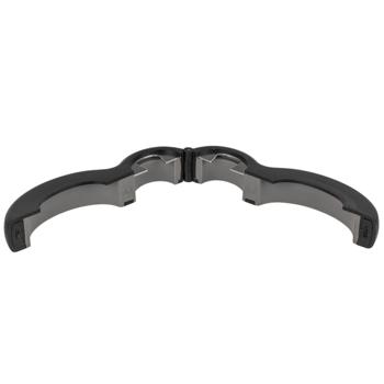 Preview: 6in1 Universal-Öffner - Bierflaschen, Chipstüten, Konserven, Schraubverschlüsse - Ergonomisch, rutschfest, Edelstahl, Kunststoff - Grau/Schwarz