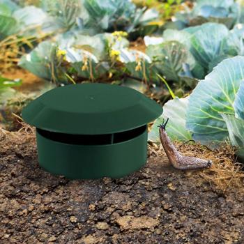 Preview: 4er-Set Bio-Schneckenfallen, umweltfreundlich, befüllbar mit Bier/Zuckerwasser, effektive Schneckenbekämpfung, nachhaltiger Schutz