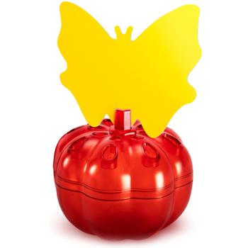 Preview: 6er Set Effektive Obstfliegenfalle, Apfeldesign, Rot – Stilvolle Fruchtfliegenfalle zur Bekämpfung von Frucht- & Obstfliegen