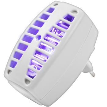 Preview: 2er-Set Mini UV-Stechmückenfalle & Fliegenfalle für die Steckdose - Geruchlos & chemiefrei für zuverlässigen Insektenschutz zu Hause