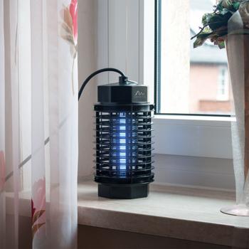 Preview: UV-Insektenvernichter 800-1000V: bis 50m², schwarz - Effektiver Insektenschutz ohne Chemie – Sichere & Langanhaltende Insektenabwehr für Ihr Zuhause