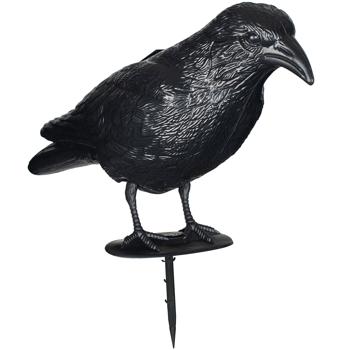 Preview: Effiziente Vogelabwehr Krähe mit Sound: Solarbetriebener Raben Vogelschreck für effektive Vogelabwehr. Natürliche Krähengeräusche zur Abschreckung