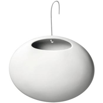 Preview: Design Heizkörper-Verdunster, Keramik, matt weiss, 420ml – Stilvoller Wasserverdunster für ein optimales Raumklima