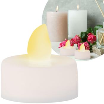 Stimmungsvolle LED-Teelichter (48er-Set) inkl. Batterien (CR2032) : Flackerndes Licht, Batteriebetrieb, für gemütliche Abende & stimmungsvolle Atmosphäre