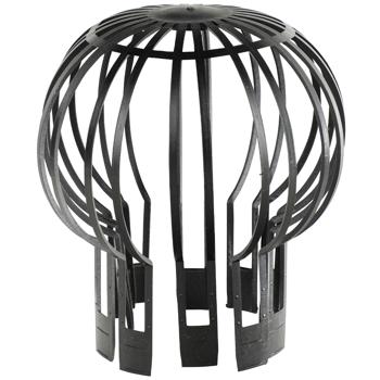 Preview: Fallrohr Schutzgitter 2er-Set - Effektiver Regenrohrschutz Ø 13,2 cm - Verhindert Verstopfungen durch Laub & Zweige - Einfache Montage ohne Werkzeug