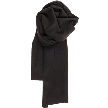 Preview: Fleece-Schal Schwarz - Hält Hals Nacken Ohren warm, Unisex, pflegeleicht, 30x170cm, 100% Polyester - Ideal für kalte Tage & Winter